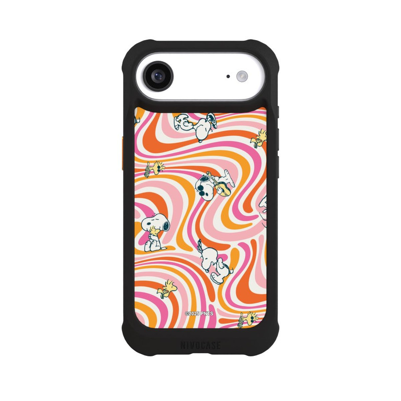 iPhone Air NIVOmax Peanuts Hippie Pattern Orange