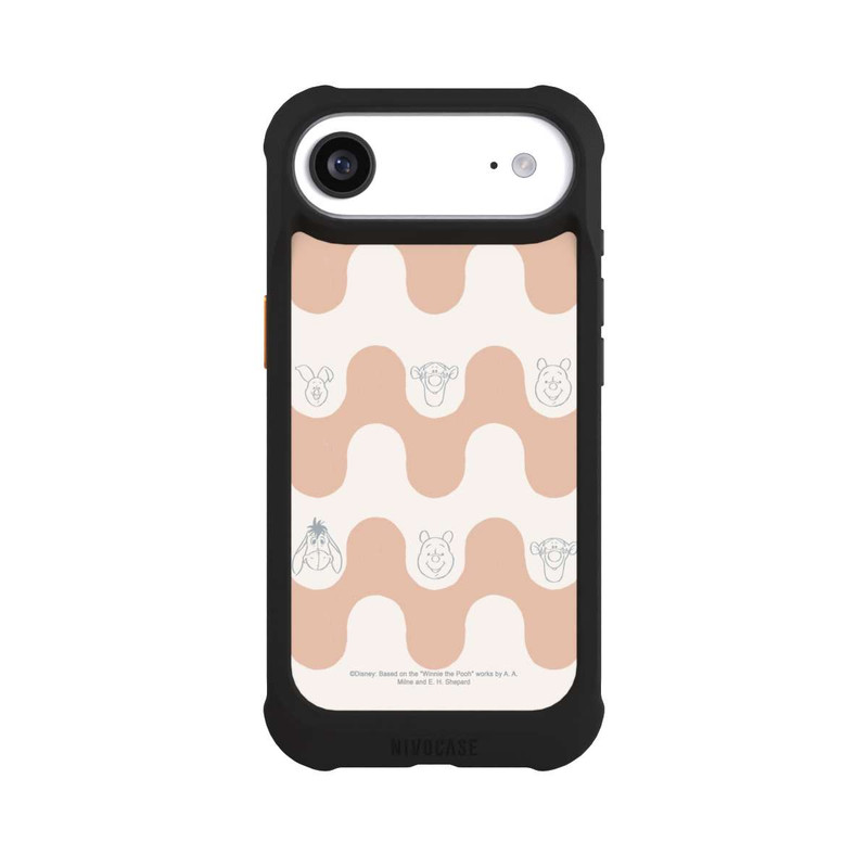iPhone Air NIVOmax Winnie l'Ourson et ses Amis Motif Vagues Bohèmes