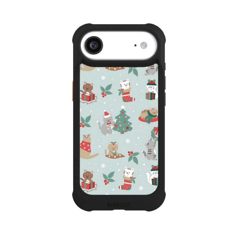 iPhone Air NIVOmax Chats Festifs dans un Payage d'Hivernal