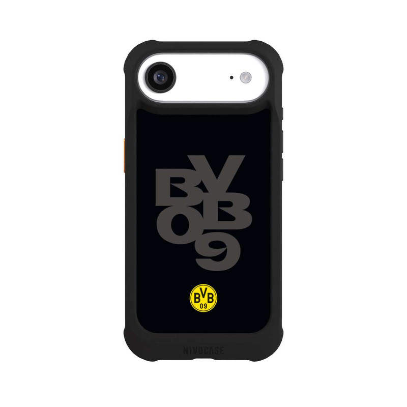 iPhone Air NIVOmax BVB09 Grau Schwarz