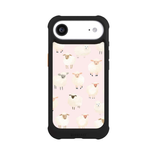 Apple iPhone Air NIVOmax Sheep Pattern Light Pink with AI