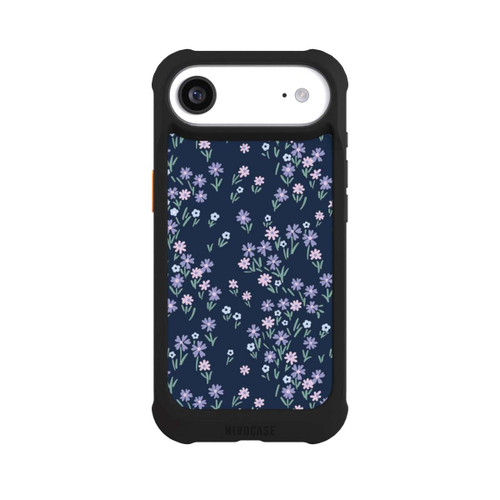 Apple iPhone Air NIVOmax Dark Blue Floral Theme