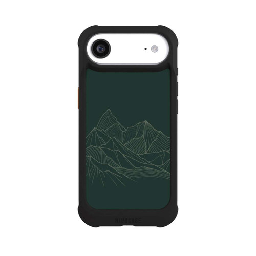 Apple iPhone Air NIVOmax Dessin Au Trait De Montagne Vert