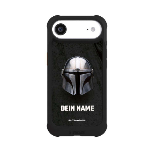 Apple iPhone Air NIVOmax Star Wars Mandalorian Black Helmet customisable