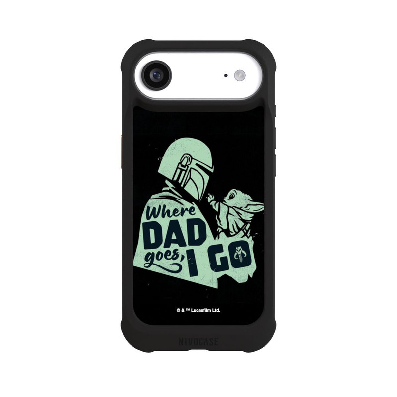 iPhone Air NIVOmax Grogu - Where dad goes,I go