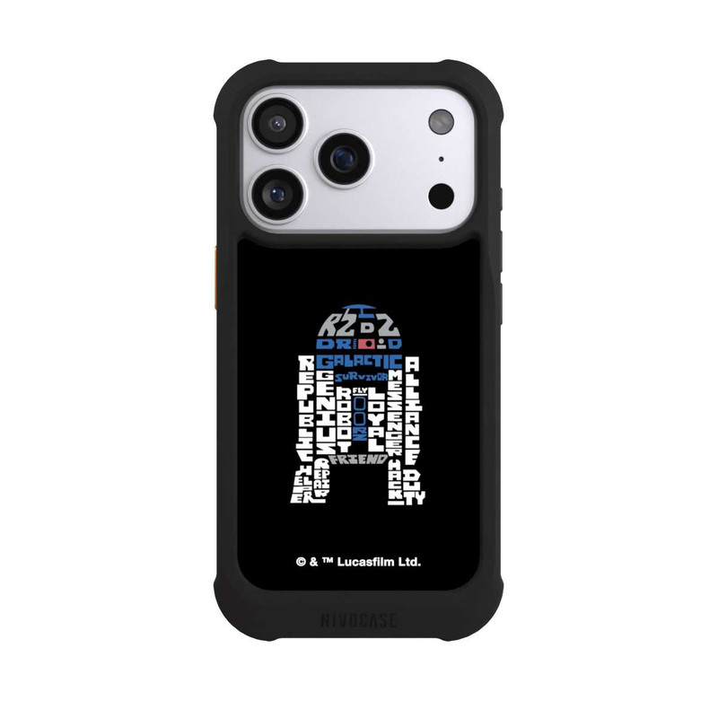 iPhone 17 Pro NIVOmax R2-D2 Typo Graphic
