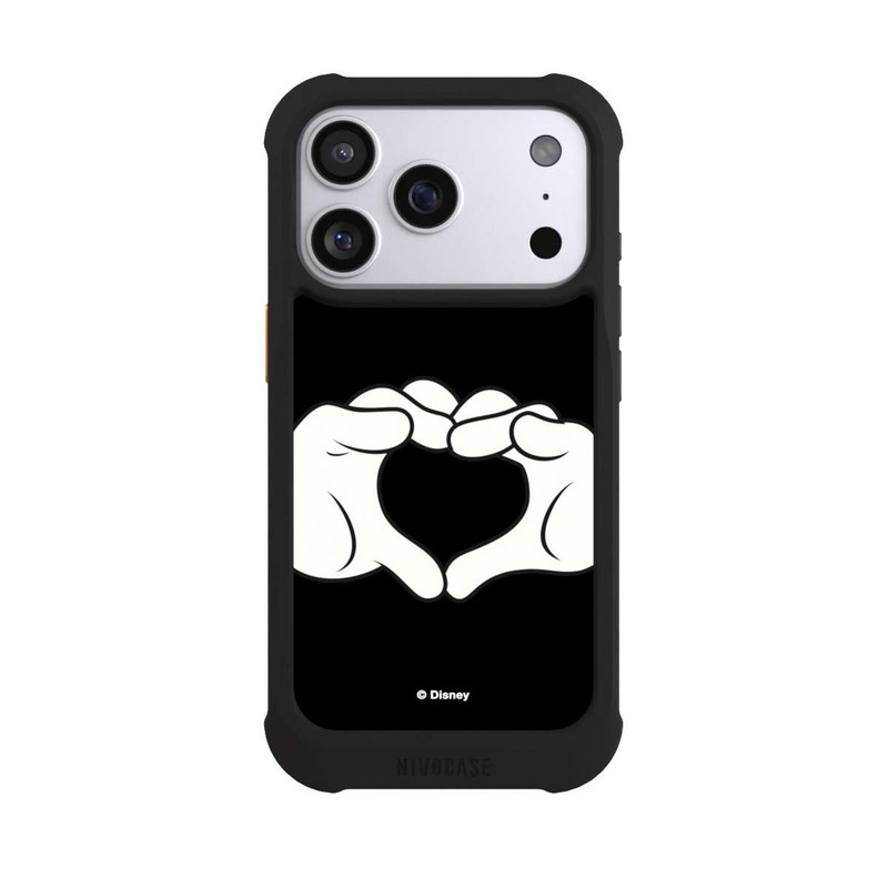 iPhone 17 Pro NIVOmax Cœur Mains Mickey et Minnie