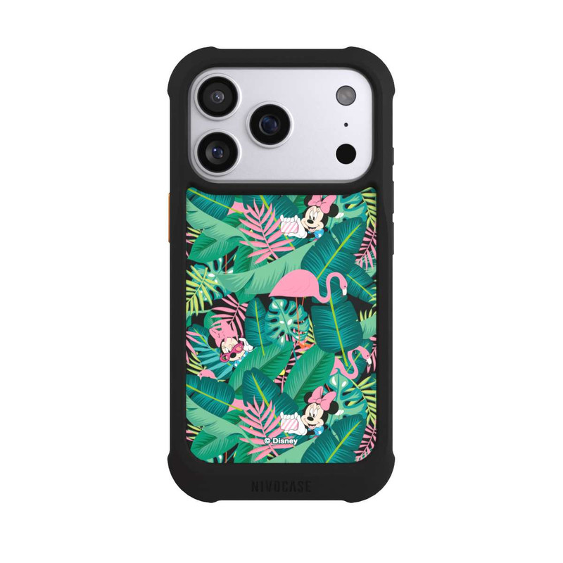 iPhone 17 Pro NIVOmax Minnie Summer Palmblätter ohne Hintergrund