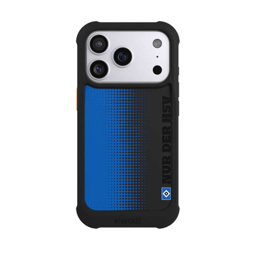 Apple iPhone 17 Pro NIVOmax Nur der HSV - Rautenraster Blau - ohne Hintergrund