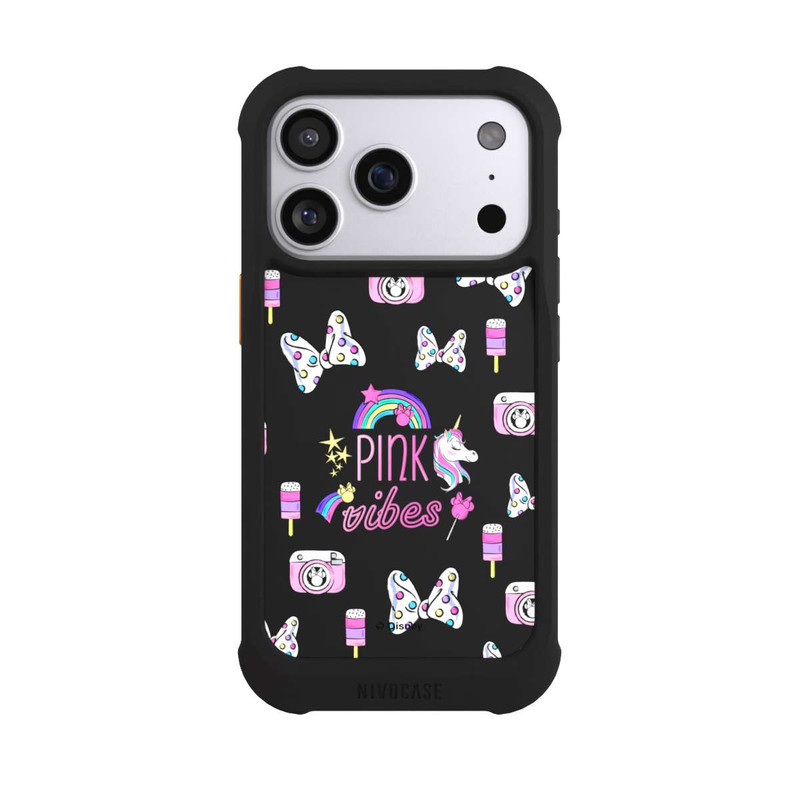 iPhone 17 Pro NIVOmax Pink Vibes Transparent