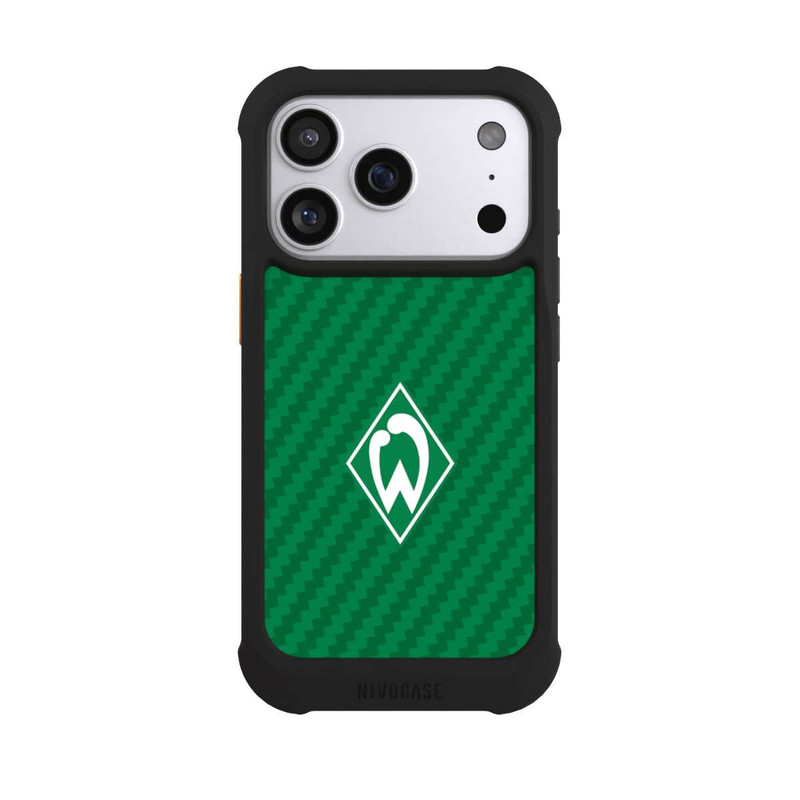 iPhone 17 Pro NIVOmax Carbonlook - Werder Bremen