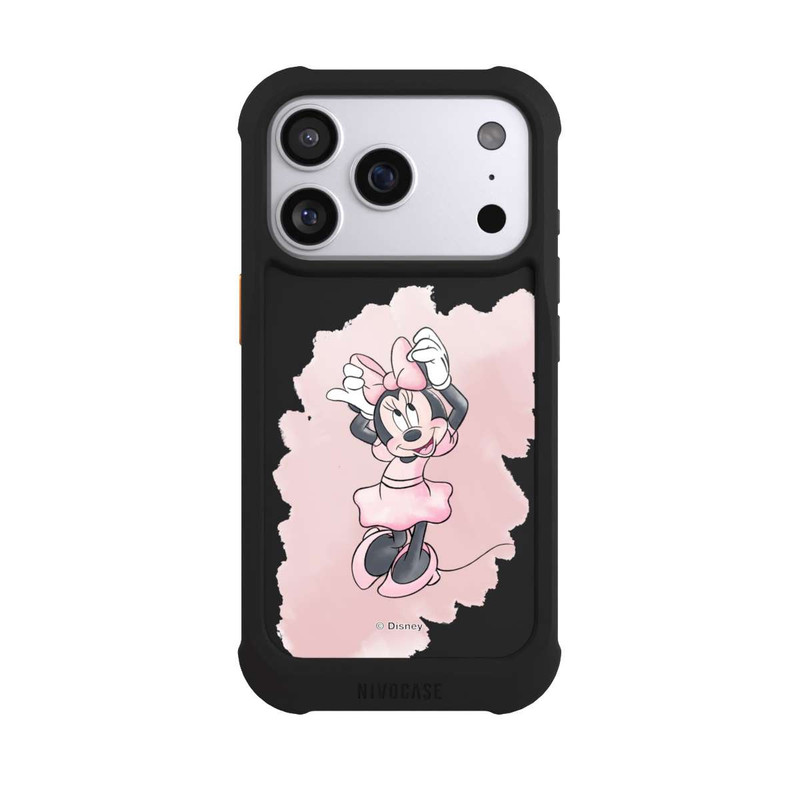 iPhone 17 Pro NIVOmax Minnie Aquarell transparent