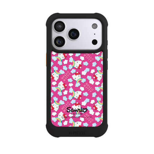 Apple iPhone 17 Pro NIVOmax Hello Kitty Regenbogenmuster