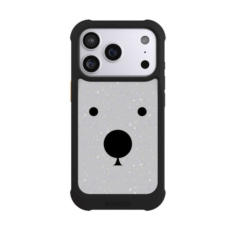 iPhone 17 Pro NIVOmax Bär Nahaufnahme