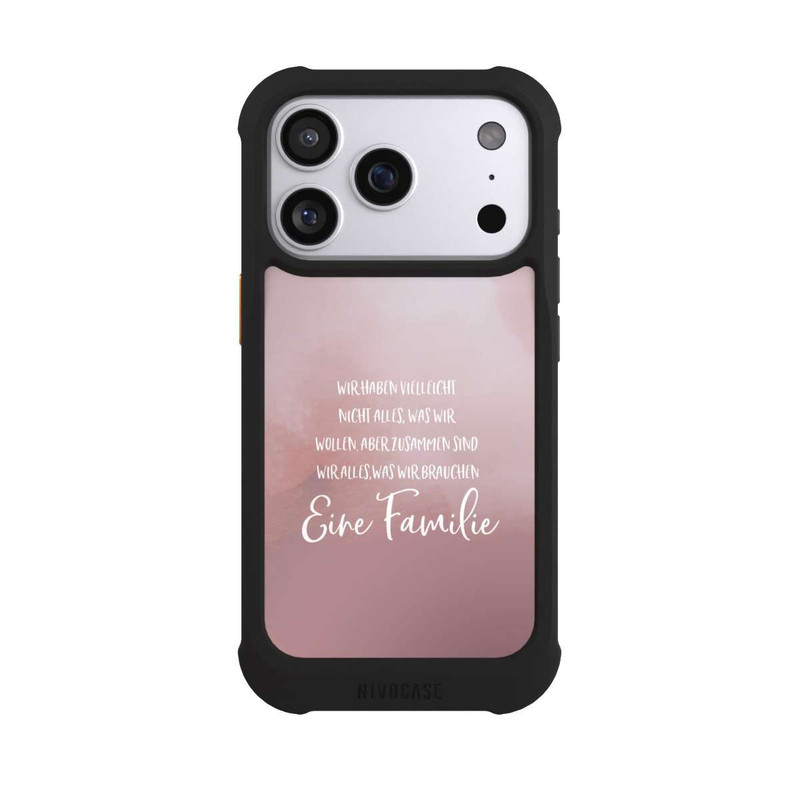 iPhone 17 Pro NIVOmax Eine Familie Altrosa