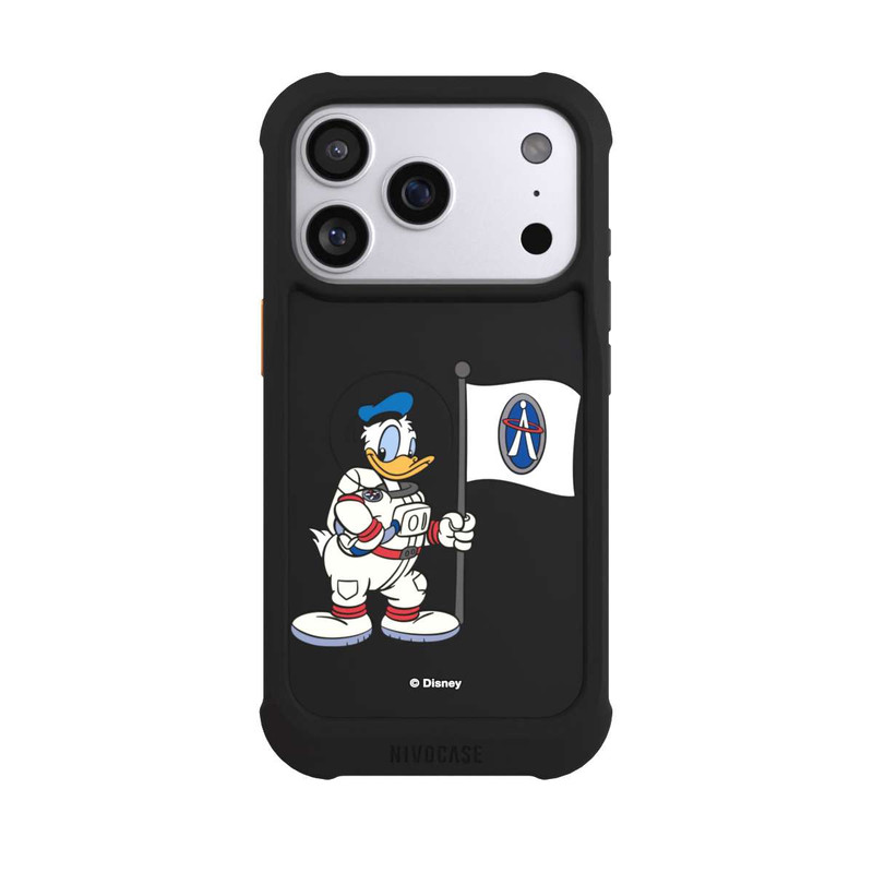 iPhone 17 Pro NIVOmax Donald Duck Astronaut Transparent