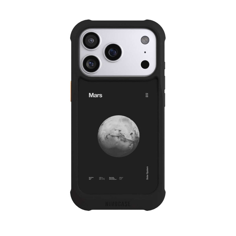 iPhone 17 Pro NIVOmax Système Solaire Mars