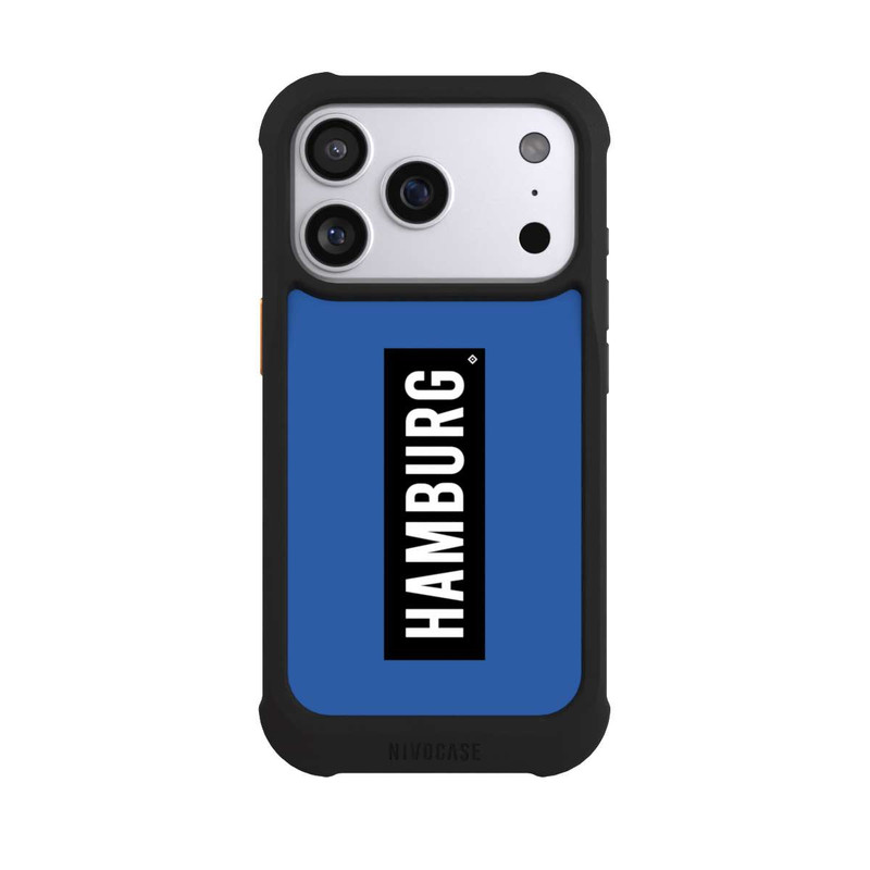 iPhone 17 Pro NIVOmax HSV Hamburg Schwarz Blau