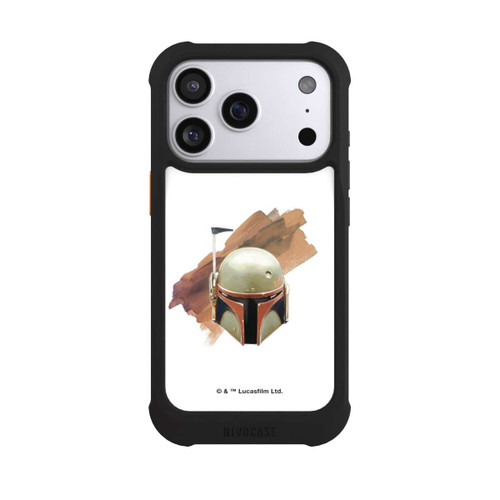 Apple iPhone 17 Pro NIVOmax Boba Fett Helmet White