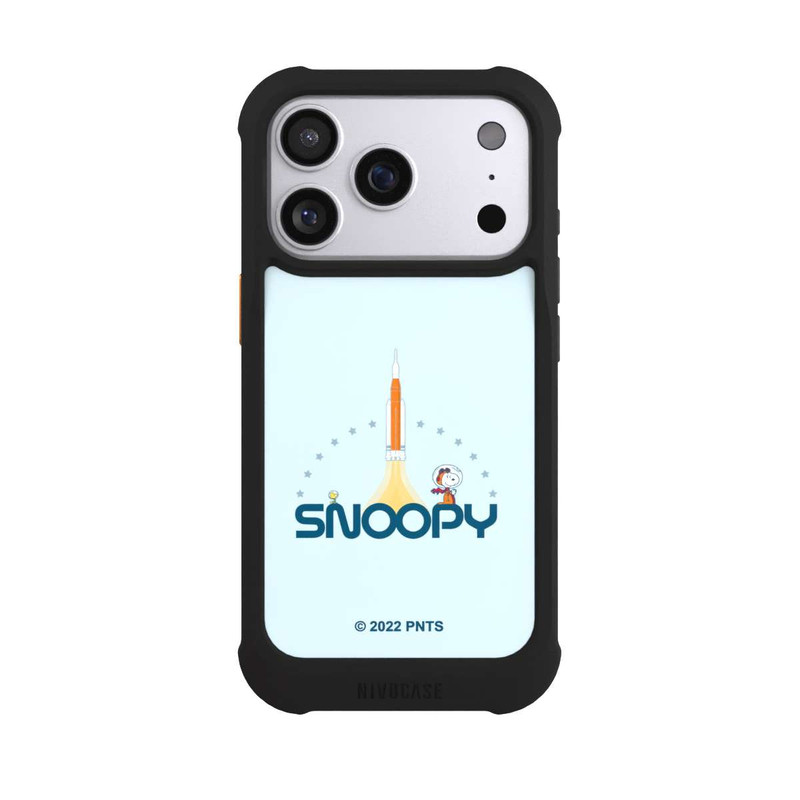 iPhone 17 Pro NIVOmax Snoopy Weltraum Traveller Rakete