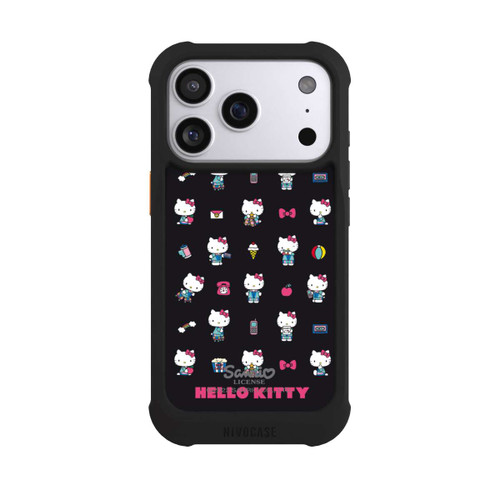 Apple iPhone 17 Pro NIVOmax Hello Kitty 90s Schwarz