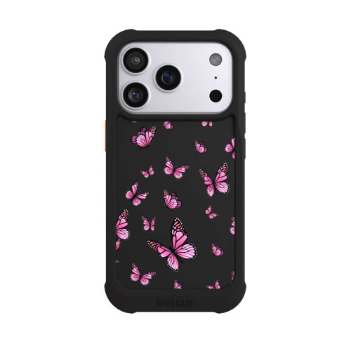 Apple iPhone 17 Pro NIVOmax Schmetterlinge pink