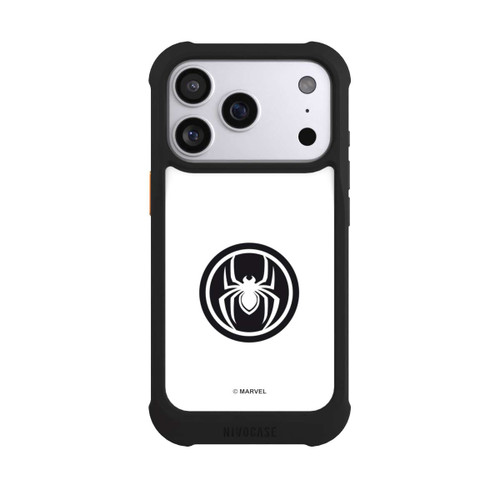 Apple iPhone 17 Pro NIVOmax Spider-Man Logo White