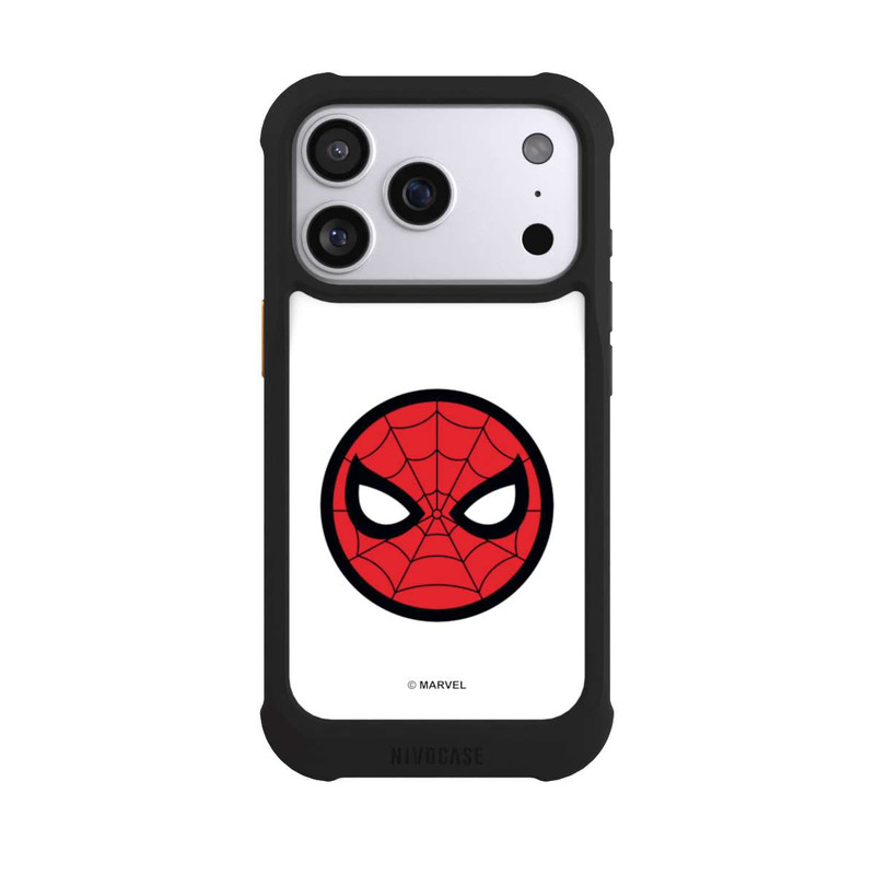 iPhone 17 Pro NIVOmax Spider-Man Badge Head