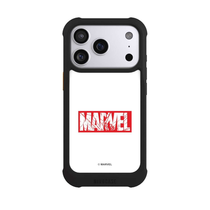 iPhone 17 Pro NIVOmax Marvel Logo Crushed