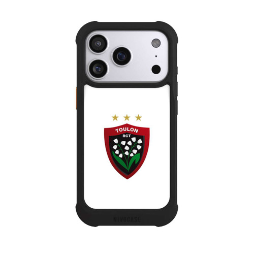 Apple iPhone 17 Pro NIVOmax Logo RC Toulonnais Blanc