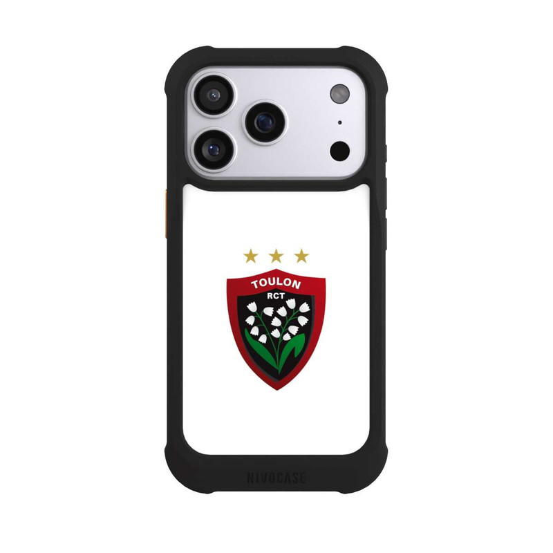 iPhone 17 Pro NIVOmax Logo RC Toulonnais Blanc
