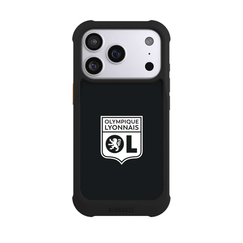 iPhone 17 Pro NIVOmax Logo OL noir et blanc