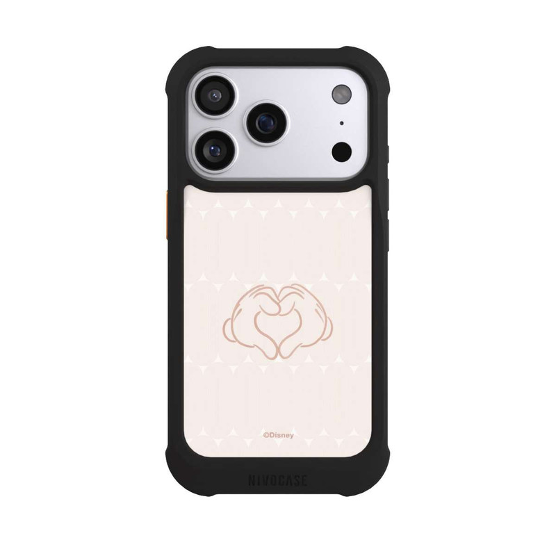 iPhone 17 Pro NIVOmax Mains de Mickey Coeur Boho