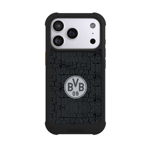 Apple iPhone 17 Pro NIVOmax BVB Trikot Kohle und Stahl