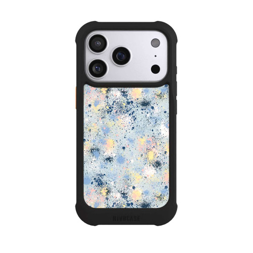 Apple iPhone 17 Pro NIVOmax Tintentropfen Staub Textur Blau