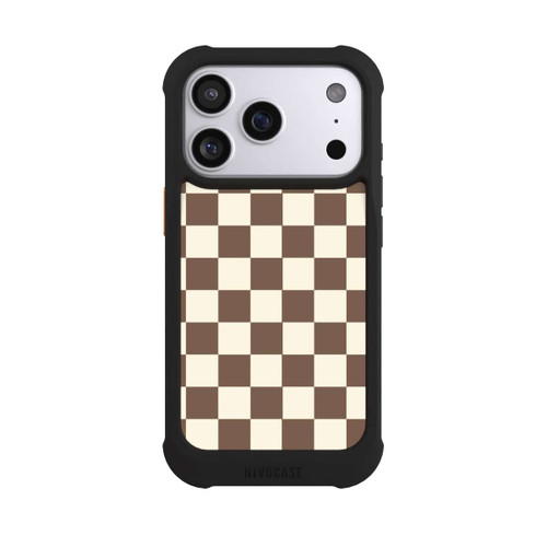 Apple iPhone 17 Pro NIVOmax Checkerboard brown