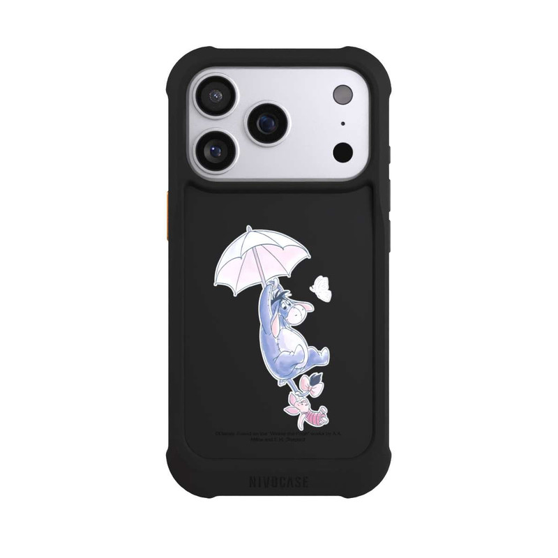 iPhone 17 Pro NIVOmax Winnie Pooh Eeyeore Find Happiness Transparent