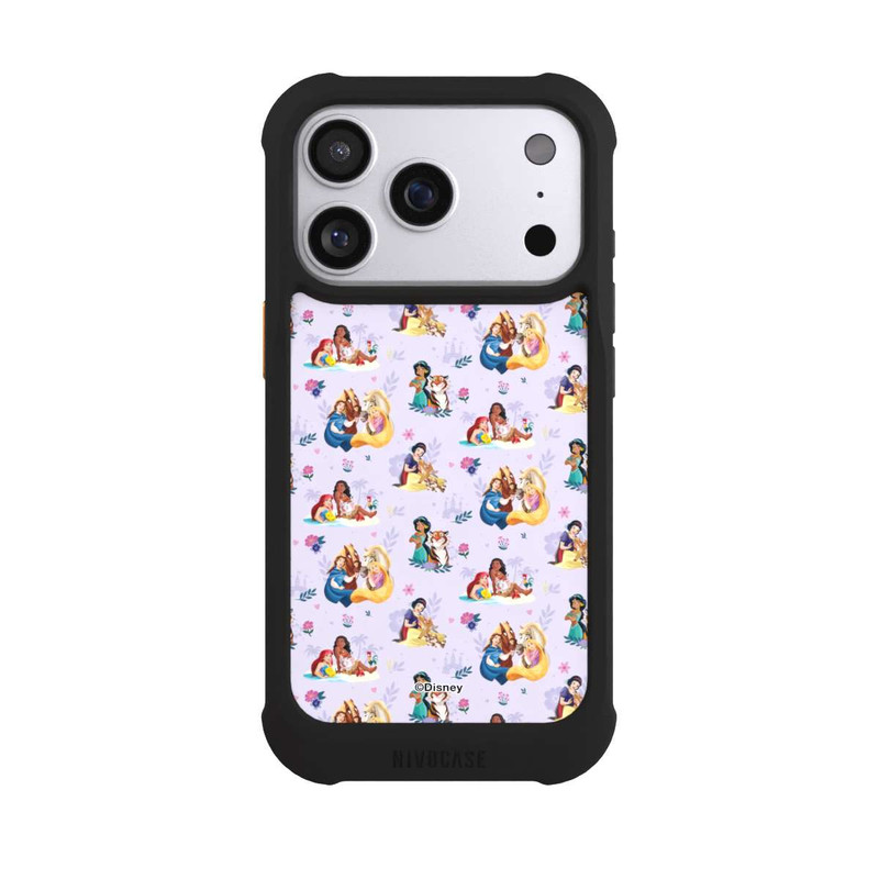 iPhone 17 Pro NIVOmax Princess Floral Pattern Purple