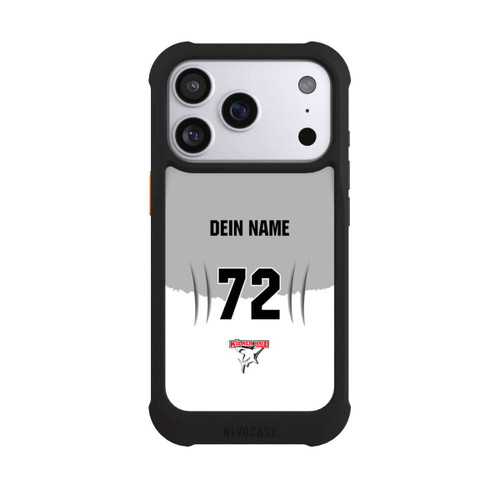 Apple iPhone 17 Pro NIVOmax Kölner Haie Trikotmotiv Personalisierbar