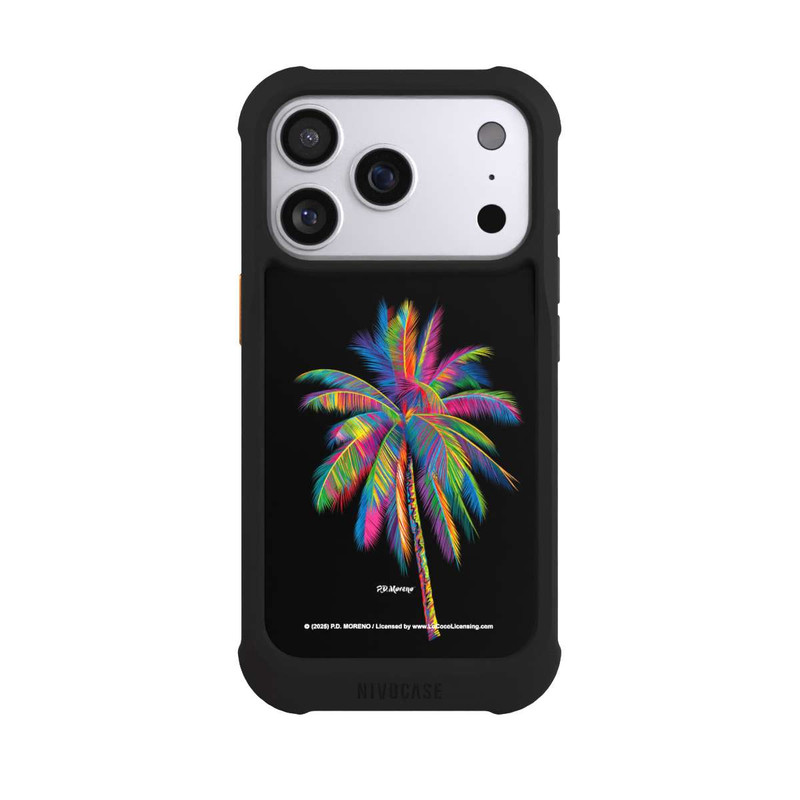 iPhone 17 Pro NIVOmax Palmier arc-en-ciel