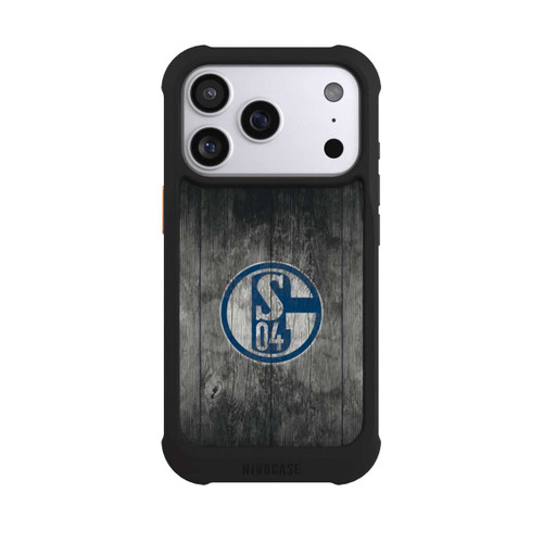 Apple iPhone 17 Pro NIVOmax Schalke 04 Holz Look