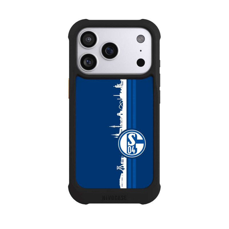 iPhone 17 Pro NIVOmax Schalke 04 Skyline Blau