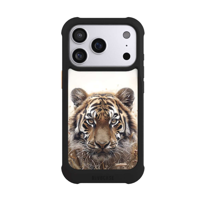 iPhone 17 Pro NIVOmax Hunting Tiger Grasses