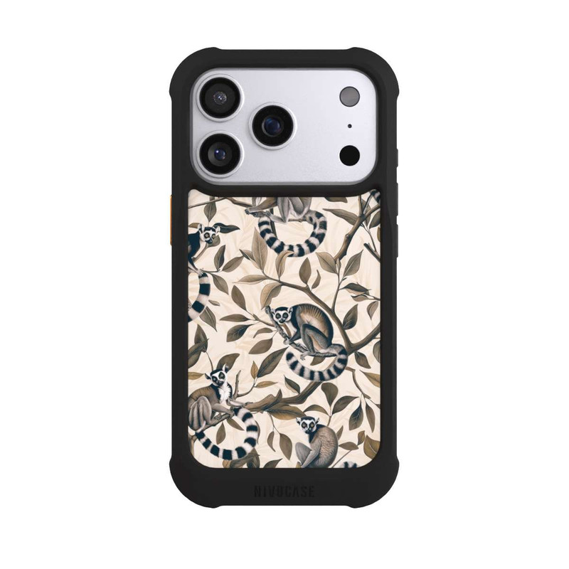 iPhone 17 Pro NIVOmax Lush Tropical Lemur Paradise
