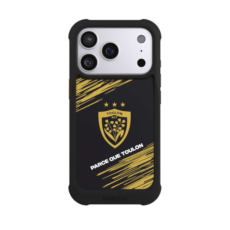 iPhone 17 Pro NIVOmax RCT Logo Monochrome Doré