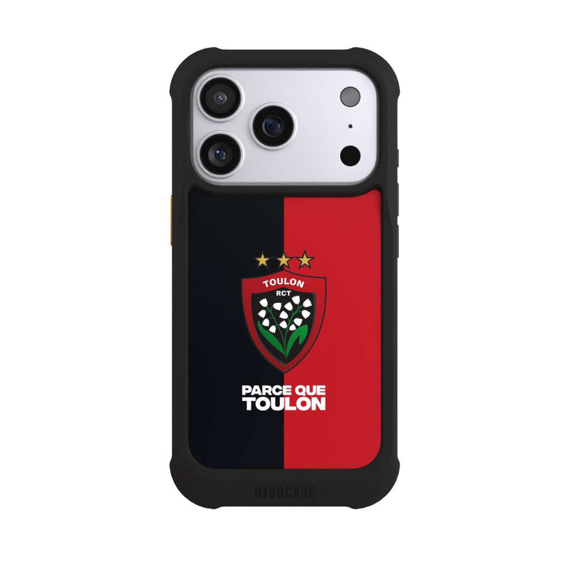 iPhone 17 Pro NIVOmax RCT Logo Rouge Noir