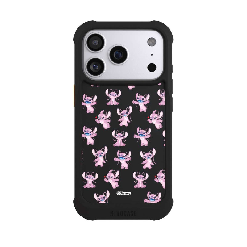 iPhone 17 Pro NIVOmax Angel Faces Pattern Transparent