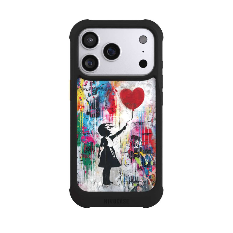 iPhone 17 Pro NIVOmax Balloon Girl Colorful