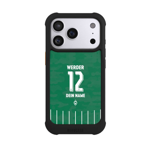 Apple iPhone 17 Pro NIVOmax Werder Bremen Trikot Personalisierbar 25-26