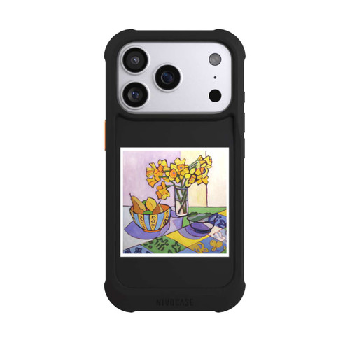 Apple iPhone 17 Pro NIVOmax Daffodil Patchwork, 2023, by Catherine J Martzloff